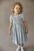 Vestido Celine Celeste Punto smock - tienda online