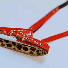 Collar Correa vinilo (rojo) en internet