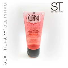 gel lubricante FRUTILLA con estimulador arginina de 60cc marca Sex Therapy