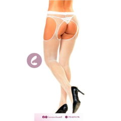Panty Medias Portaligas de Red Caladas