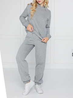 Conjunto Moletom Com Capuz De Duas Peças Com Moletom E Calça De Moletom - loja online