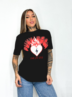 T-shirt Camiseta Estampada Punk Rock
