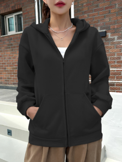 Jaqueta Moletom Com Zipper