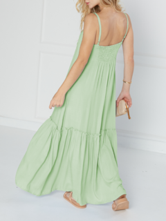 Vestido Viscolinho Alca Fina