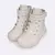 Bota Coturno Infantil Feminina Pampili Rubi Matelassê Comfy Nude - comprar online