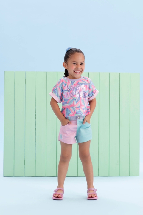 Shorts Colors verão Mon Sucré