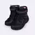 Bota Coturno Infantil Feminina Pampili Rubi Matelassê Comfy Preto - comprar online