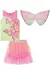 Fantasia de Borboleta (Regata Saia com Short Embut - Kids Dreams Moda Infantil
