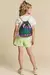 Conjunto de Blusa em Meia Malha e Shorts em Moletom sem Pelúcia. (Acompanha Bolsa) 76230 Kukiê - comprar online