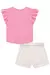Conjunto de Blusa em Meia Malha e Shorts em Moletom Linho 74170 Kukiê - loja online