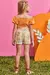 Conjunto de Blusa Cropped em Viscose e Shorts em Viscose 74156 Kukiê - comprar online