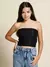 Blusa Cropped Canelada Alça Removível Poah Noah na internet