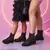 Bota Coturno Feminina Pampili Duda Tal Filha Tal Mãe Tachas Preta - comprar online