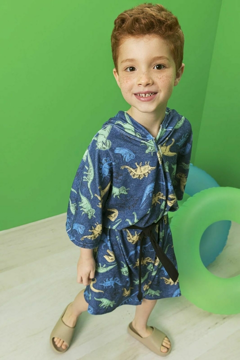 Roupão atoalhado Dinossauro lucboo
