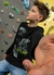 Camiseta Teen Menino Manga Longa Preto