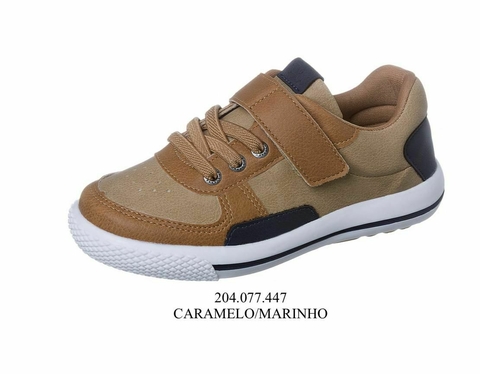 TENIS MASCULINO / CARAMELO/MARINHO XUA XUÁ