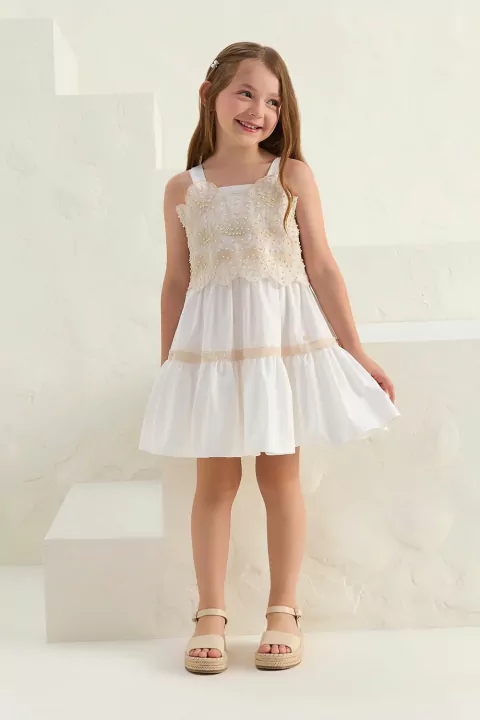 VESTIDO PETIT CHERIE PÉROLAS