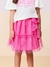 CONJUNTO BLUSA E SAIA EM TULE GLITER MOMI - comprar online