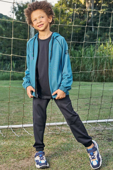 CALÇA JOGGER EM TERMOSKIN PRETA LUCBOO