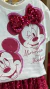 CONJUNTO BLUSA T-SHIRT MINNIE LAÇO PAETE E SAIA PAETE PINK ANIMÊ - Kids Dreams Moda Infantil