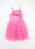Vestido cotton Babado tule Barbie Pituchinhus - Kids Dreams Moda Infantil