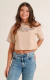 BLUSA CROOPED STARS POAH NOAH