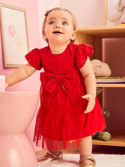 VESTIDO LAISE VERMELHO MOMI