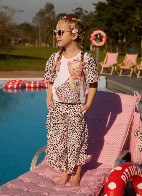 CALÇA ONÇA PANTACOURT RESORT PITUCHINHUS