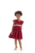 VESTIDO VERMELHO COM RENDA KIKI - loja online