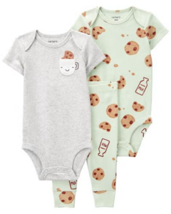 Carters set 3 piezas galletita