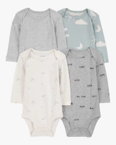 Carters pack x 4 bodys nube - comprar online