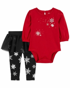 Carters set 2 piezas con tutu estrellas
