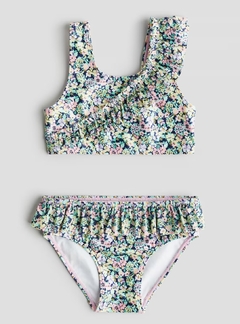 HYM bikini flores y volados