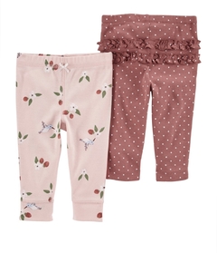 Carters pack x 2 pantalones nueva temporada floral