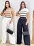 Calça Alfaiataria Pantalona Cinto - comprar online