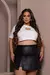 Short Saia Courino Plus Size
