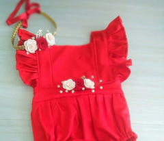 Romper Natal flor na internet