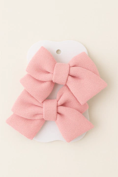 Par de laços de tecido para cabelo - comprar online