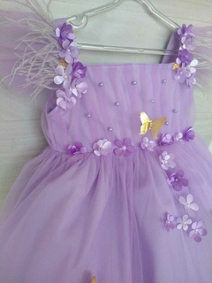 Vestido Jardim Encantado Lavanda