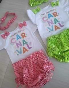 Conjunto Meu Primeiro Carnaval - Flora Vestindo Sonhos