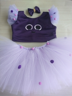 Conjunto Cropped personalizado e saia tutu Bolofofo - comprar online