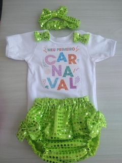 Conjunto Meu Primeiro Carnaval - Flora Vestindo Sonhos