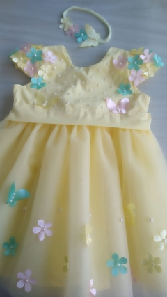 Vestido Jardim - amarelo na internet