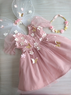 Imagem do Vestido jardim rosé