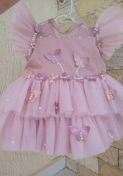 Vestido Flower Rosé - comprar online