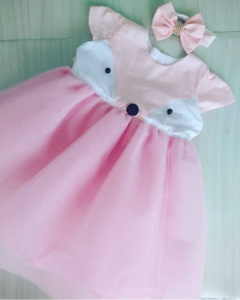 Vestido Raposinha rosa