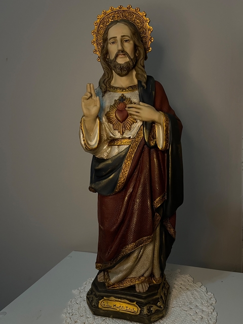 Sagrado Coração de Jesus rendado