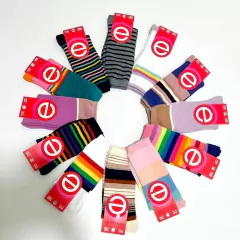 Art: 200 | Medias 1/2 Caña Rayadas Dama Elemento - Lenceria Darwin