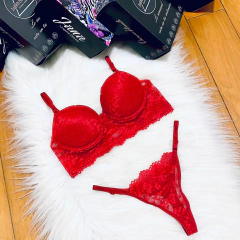 Art: SCJD7 | Conjunto Sof Bustier C/base encaje - tienda online