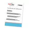 Certificado de calibración trazable Luxómetro